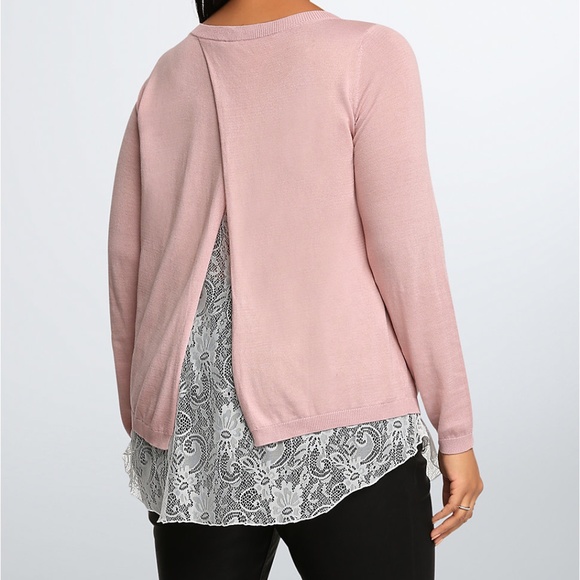 Torrid Layered Lace sweater - Picture 9 of 9